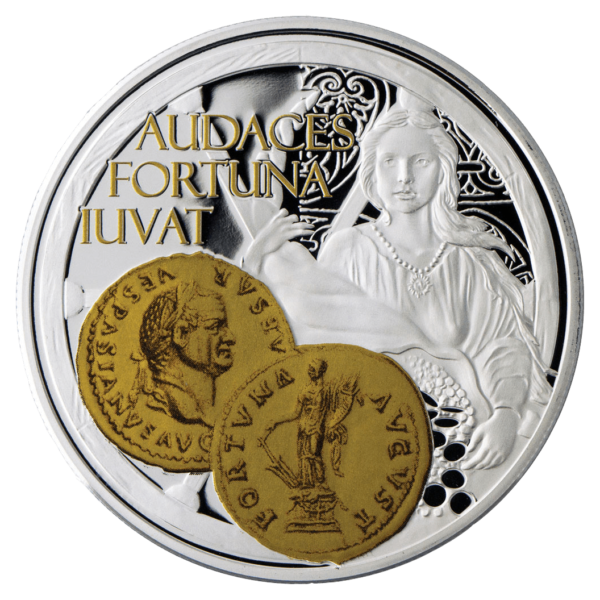 Sidabrinė moneta “Aurėjas – Fortūna” (Sėkmė)