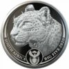 Sidabrinė moneta „Didysis Afrikos penketas – Leopardas“ 1 oz