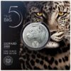 Sidabrinė moneta „Didysis Afrikos penketas – Leopardas“ 1 oz
