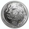 Sidabrinė moneta „Didysis Afrikos penketas – Liūtas“ 1 oz