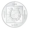 Sidabrinis medalis “Sėkmės pinigėlis” 1/2 oz