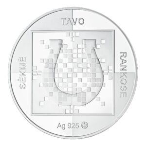 Sidabrinis medalis “Sėkmės pinigėlis” 1/2 oz