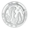 Sidabrinis medalis “Mergelė" iš serijos “Zodiako ženklai” 16.80 g