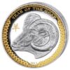 Sidabrinė moneta “Ožio/Ožkos metai, 2015” 1oz