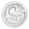 Sidabrinis medalis “Skorpionas“ iš serijos “Zodiako ženklai” 16.80 g