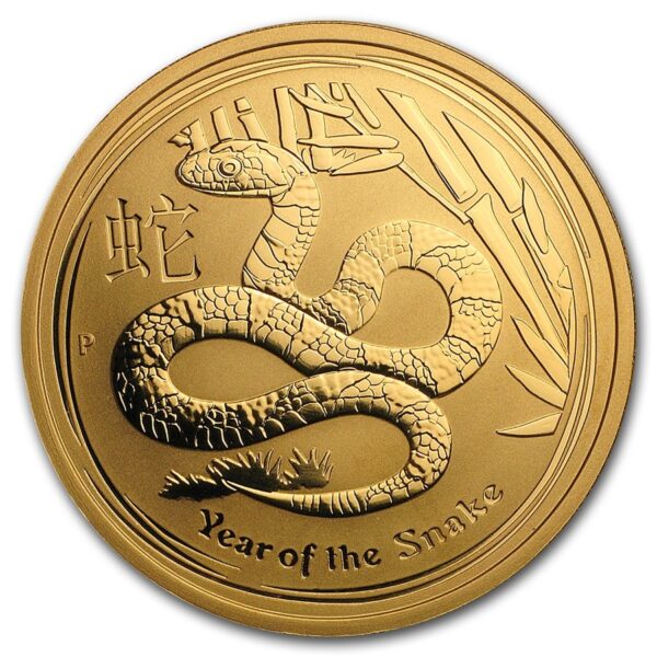 1oz Auksinė moneta Gyvatės metai (Lunaras II) 2013 Australija