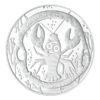Sidabrinis medalis “Vėžys” iš serijos “Zodiako ženklai” 16.80 g
