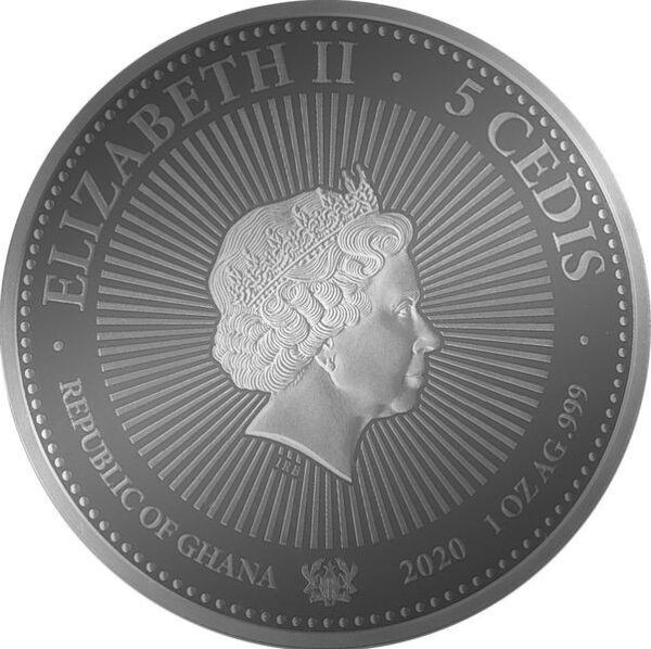Sidabrinė moneta „Deimantiniai Žiurkės metai“ 1 oz