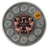 Sidabrinė moneta “Dvynių ženklas” 1 oz