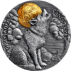 Sidabrinė moneta „Vilkas mėnulio šviesoje“ 2 oz