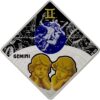 Sidabrinė moneta “Dvyniai” iš serijos “Zodiako ženklai”