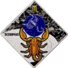 Sidabrinė moneta “Skorpionas” iš serijos “Zodiako ženklai”