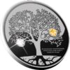 Sidabrinė moneta “Gyvenimo medis su Swarovski”