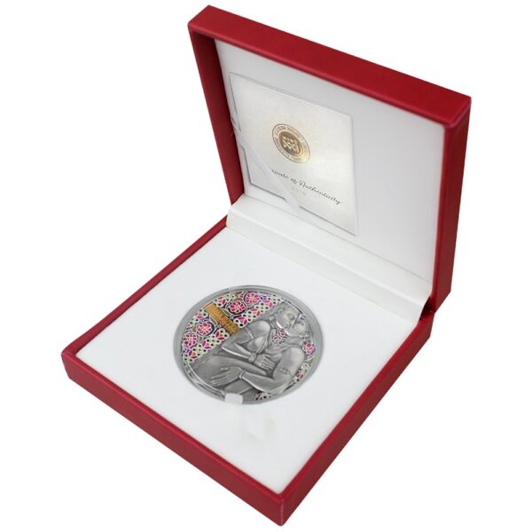 Sidabrinė moneta „Kama Sutra – Meilės akimirkos” 3 oz