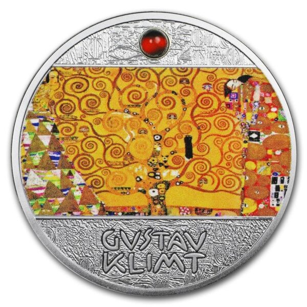 Sidabrinė moneta “Gyvenimo medis” (Gustavas Klimtas)