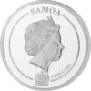 Sidabrinė moneta “Rožė” (iš serijos “Auksinių gėlių kolekcija 3 D”)
