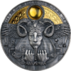 Sidabrinė moneta “Amonas Ra - Dieviški saulės veidai" 3 oz