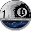 Sidabrinė moneta „Dvejatainis Bulius (Bitkoinui 10 metų)“ 1 oz