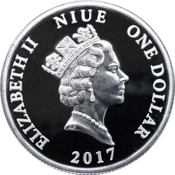 Sidabrinė moneta „Angelas Sargas“ 1 oz