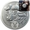 Sidabrinė moneta „Didysis Afrikos penketas – Buivolas“ 1 oz