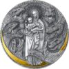Sidabrinė moneta „Mergelė ir drakonas” 3 oz