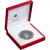 Sidabrinė moneta „Mergelė ir drakonas” 3 oz