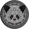 Sidabrinė moneta „Panda” iš serijos “Mandalos” 2 oz