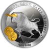 Sidabrinė moneta "Aurėjas Taurus (Jautis)