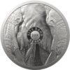 Sidabrinė moneta „Didysis Afrikos penketas – Dramblys II “ 1 oz