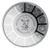 Silver coin "PANSY - Language Of Flowers"