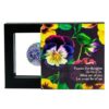 Silver coin "PANSY - Language Of Flowers"