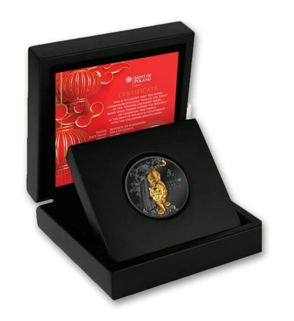 Silver coin "Year Of The Tiger" 14.14g