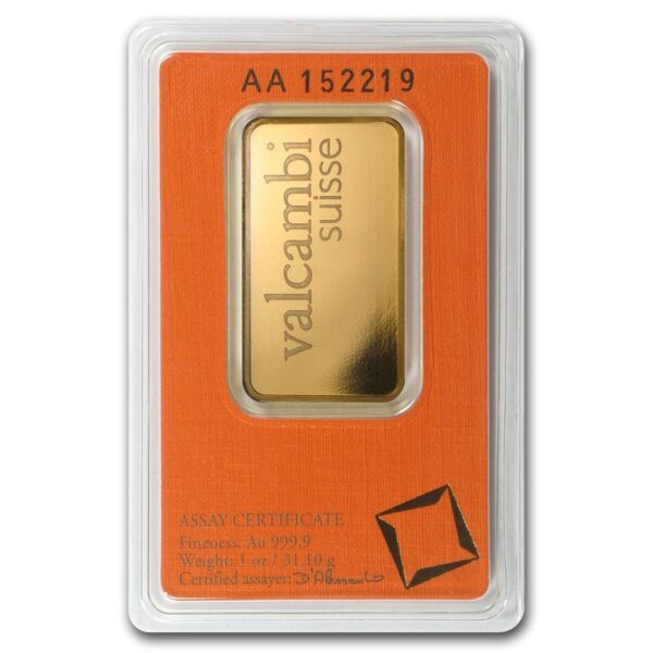 Investicinio aukso luitas Valcambi 31.10 gr (1oz)