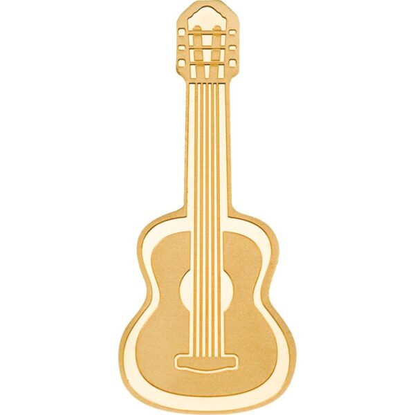 Auksinė moneta „Auksinė gitara“, 0,5 g