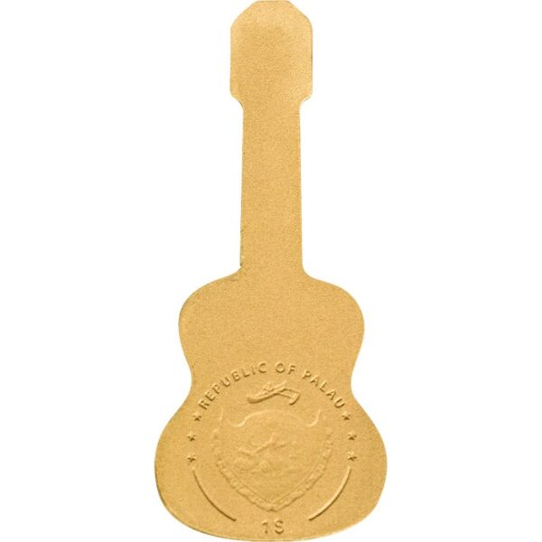 Auksinė moneta „Auksinė gitara“, 0,5 g