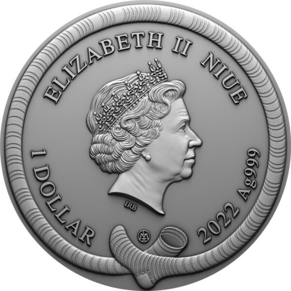 Sidabrinė moneta "Beždžionėlė" iš serijos "Pasakos"
