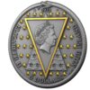 Sidabrinė moneta „DR. John Dee – Ars Speculum” 2 oz