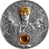 Sidabrinė moneta "Helijas - Dieviški saulės veidai"3 oz