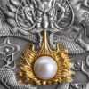 Sidabrinė moneta "Perlas ir drakonas" 2 oz iš serijos "Dieviški perlai"