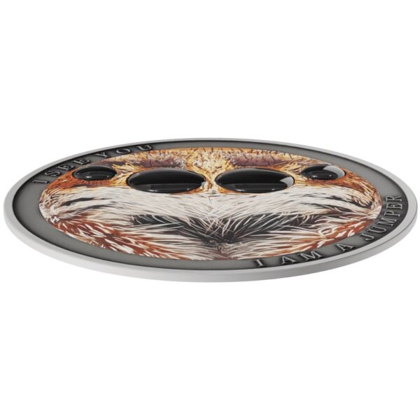 Silver coin "The Jumping Spider"