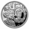 Sidabrinė moneta "Jos Didenybės Karalienės Elžbietos II platininis Jubiliejus"