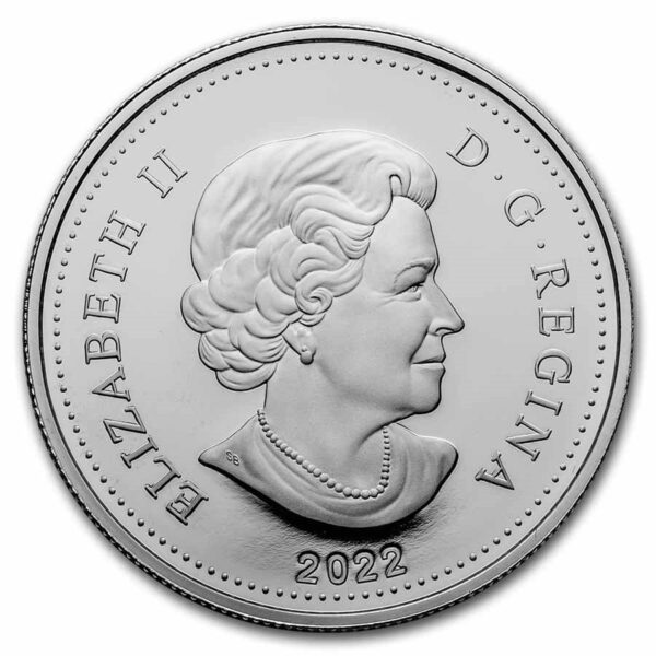 Sidabrinė moneta "Jos Didenybės Karalienės Elžbietos II platininis Jubiliejus"