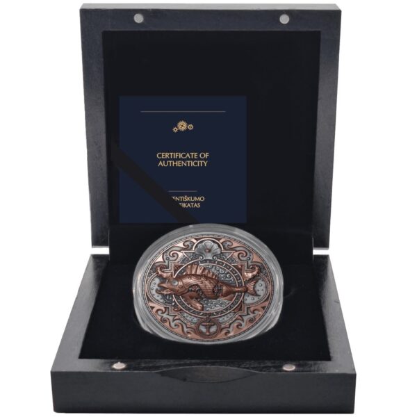 Silver coin "Metal Fish"