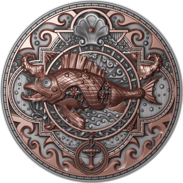 Silver coin "Metal Fish"