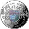 Silver coin "Doge Coin United Crypto States"