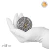 Sidabrinė moneta "Poseidonas" 3 oz iš serijos "Didžioji graikų mitologija"