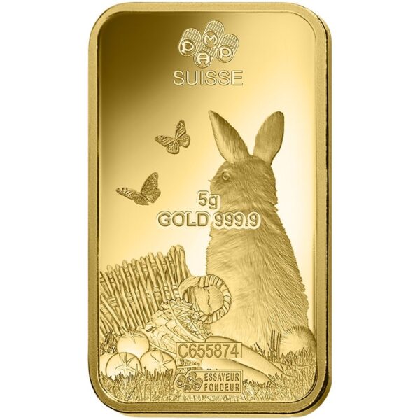 Aukso luitas Triušio/Kiškio metai 2023 PAMP 5 gr