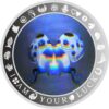 Sidabrinė moneta su 3D holograma „Dievo karvutė" 30,6 g