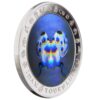 Sidabrinė moneta su 3D holograma „Dievo karvutė" 30,6 g