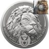 Sidabrinė moneta „Didysis Afrikos penketas – Liūtas II“ 1 oz
